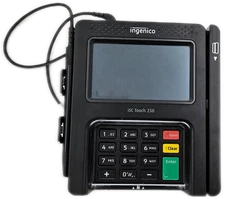 Ingenico Credit Card Terminal Wired with AC Adapter & Cable