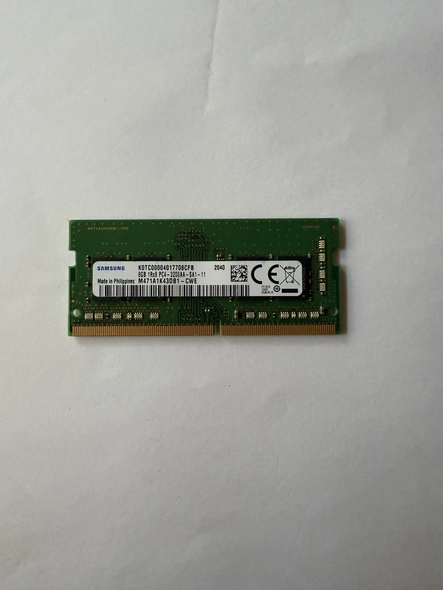 Samsung DDR4 SDRAM 8 GB Total Capacity Memory (RAM) for sale | eBay