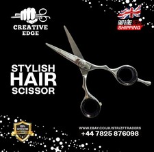 Professional Hair Cutting Scissors   Stylish Silver Hairdressing Shears