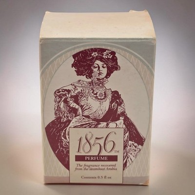 1856 Perfume 0.5 Fl Oz Glass Bottle In Box Fragrance The Steamboat Arabia NIB