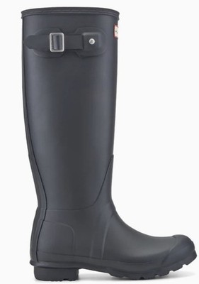 Hunter Women's Original Tall Rain Boots Black Size 10 NEW Ships Free 
