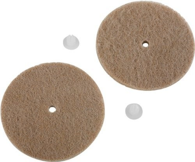 #ad Koblenz 6#x27;#x27; Cleaning Pads Tan 6quot; Diameter 2 pack Nylon Fiber Tan $27.81