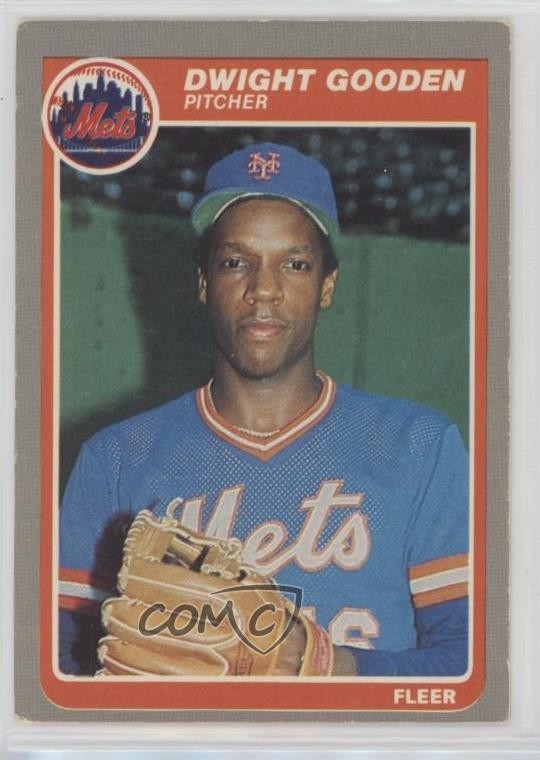 1985 Fleer Dwight Gooden #82 0u42