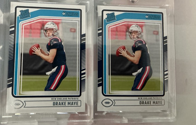 2 DRAKE MAYE RATED ROOKIE DONRUSS CARDS 2024. #379 2 rookies