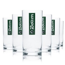 12x Bolten Bier Glas 0,2l Alt Malz Helles Stange Becher Gl&auml;ser Brauerei Gastro