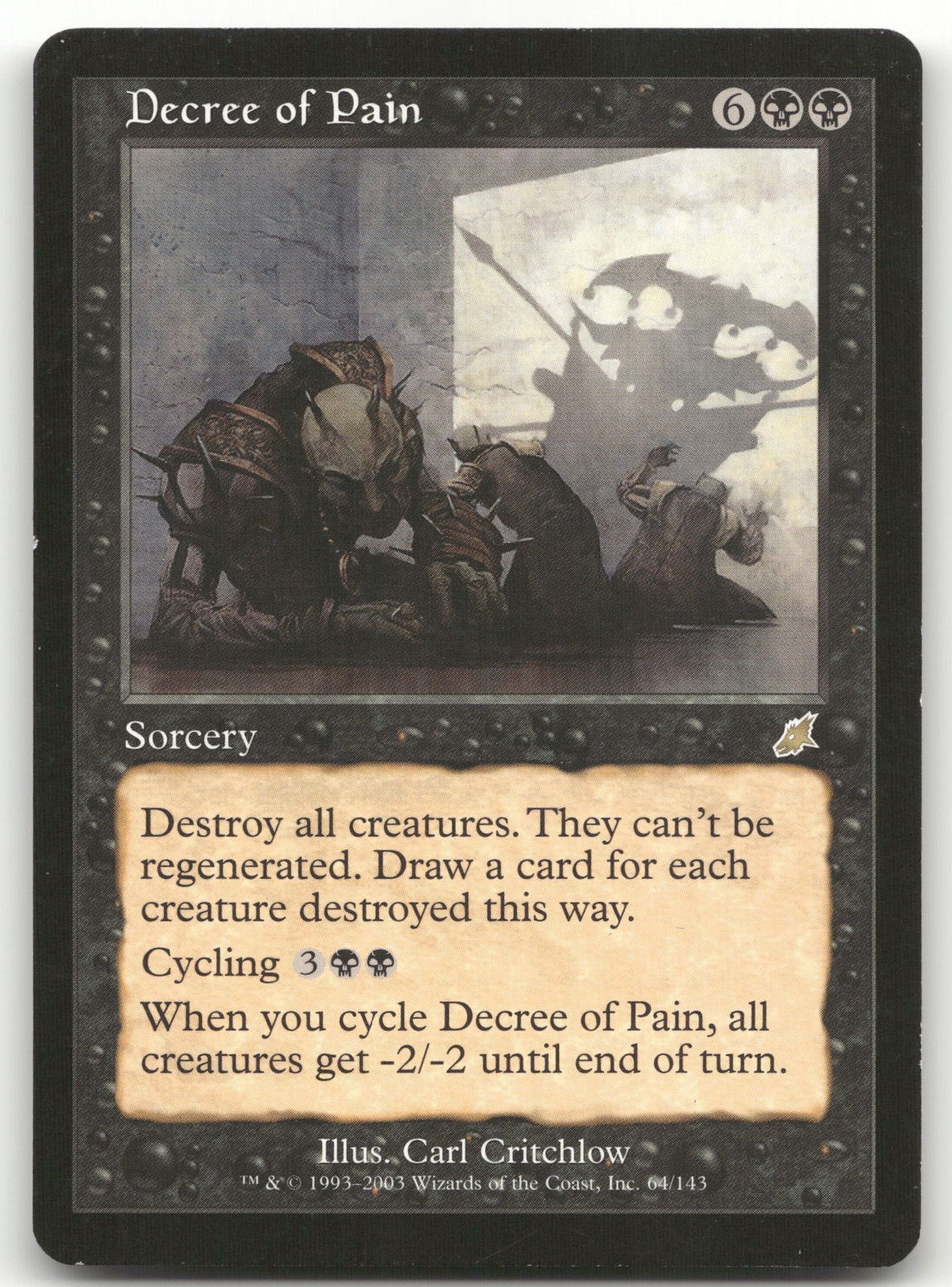 Decree of Pain #64 (LP) Scourge SCG Magic MTG