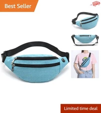 Multi-Style Fanny Pack - Adjustable & Waterproof Waist Bag for Active Lifestyles