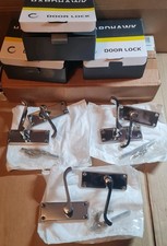 HARDHAWK - INTERNAL DOOR HANDLES,  3 x SETS OF 2 HANDLES,CHROME FINISH SEE PHOTO