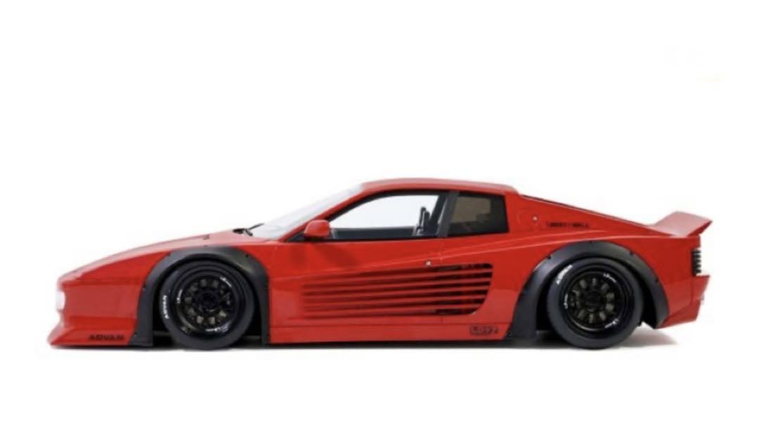 GT SPIRIT 1/18 LBWK フェラーリ512TR 2021 1/18 GT Spirit 2021 Ferrari 512 LBWK Liberty Walk TR (Rosso
