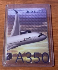 2016 Airbus A350 #49 Delta Airline Pilot Trading Card