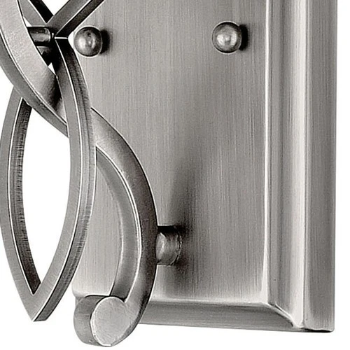 Hinkley Lighting 5000 Brooke 1 Light 12" Tall Bathroom Sconce - Nickel - Picture 5 of 5