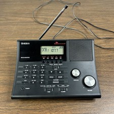 Uniden Bearcat BC340CRS Scanner AM/FM Radio Alarm Clock Weather 100 Channels