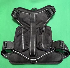 Alcott Tactical Dog Harness for Large Dogs With Removable Storage Packs W/Handle