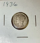 1936 Mercury Dime