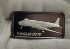 Hamilton Mint World of Flight 1 oz. .999 Silver Bar "Douglas DC-7C"