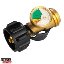Propane Tank Gauge Level Indicator Leak Detector Gas Pressure Meter Universal...