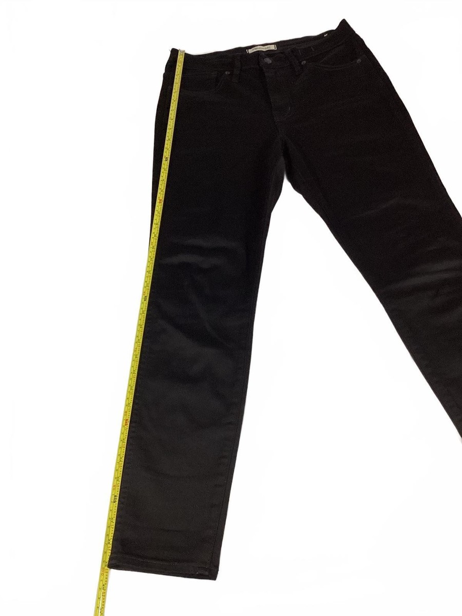 Madewell 10” High-Rise Skinny Jeans Black Women’s Size 29 View 6