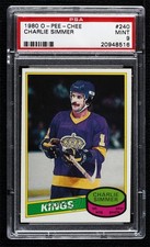 1980-81 O-Pee-Chee Charlie Simmer #240 PSA 9 MINT 0vh3