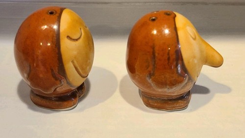 VTG Made In Japan Big Nose Man and woman salt & pepper Shakers Terracotta - 第 7/8 張圖片