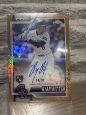 Ryan Ritter Logofractor 2026 Gold Refractor /50 Auto
