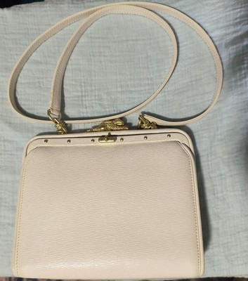 Vintage Barry Kieselstein-Cord White Leather Trophy Bag