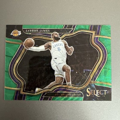 2022-23 Panini Select - Courtside LeBron James #226 Green Wave Prizm /50