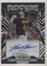 2019 Panini Prizm Rookie Auto Zebra Prizm 44/99 Kevin Kramer #RA-KK Auto 0b3