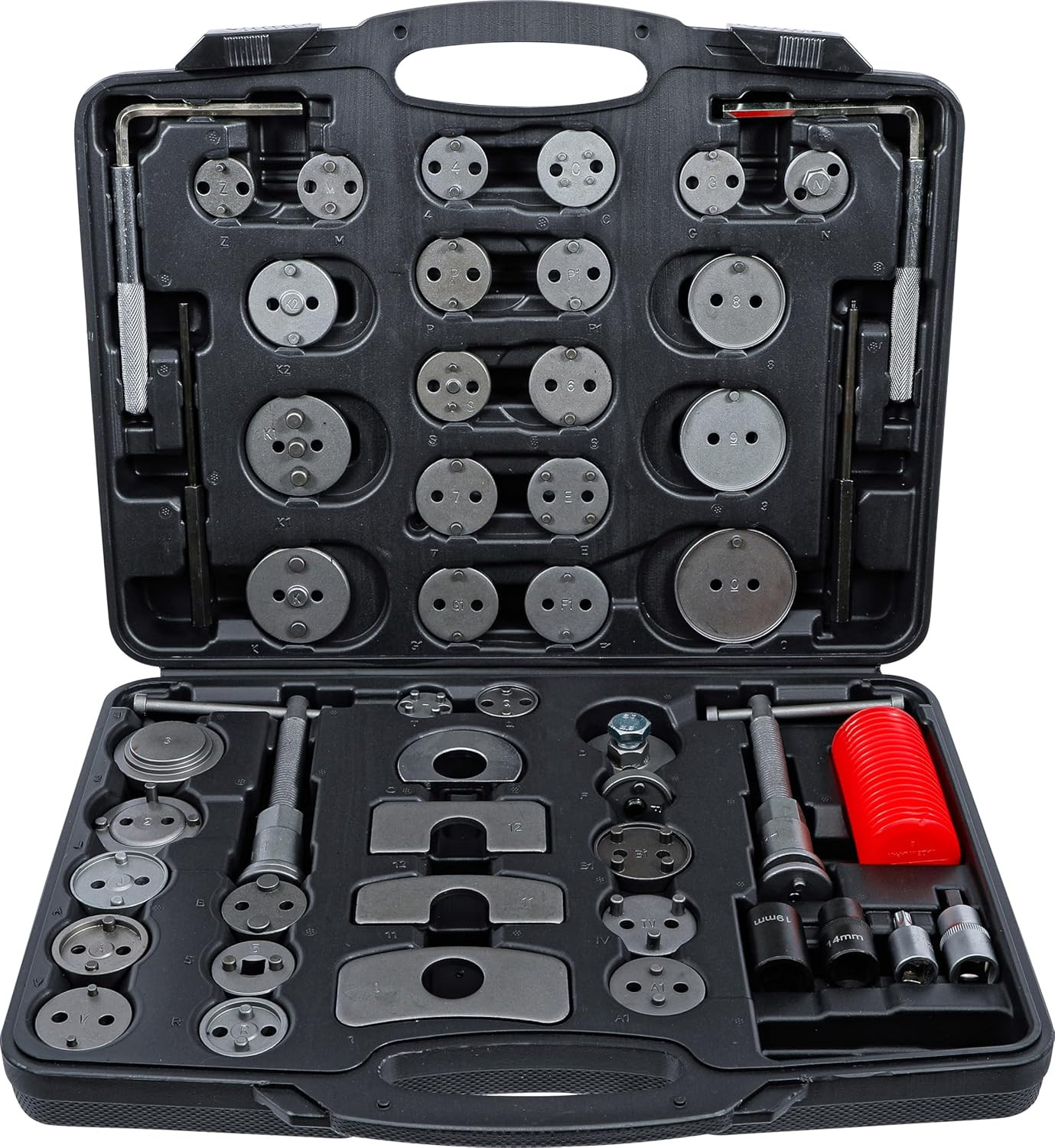 Coffret de repousse-pistons de frein BGS Diy 91116 avec 50 pièces pour étriers