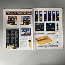 CITADEL MODELLING PAINT SET TOOLS WARHAMMER GAMES WORKSHOP VINTAGE RETRO ADVERT