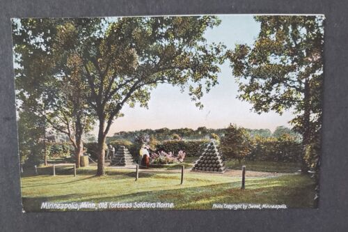 Antique postcard, Old Fortress Soldiers Home, Mpls., MN, Unposted