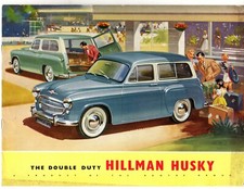 Hillman Husky Mk1 1956-57 UK Market Sales Brochure