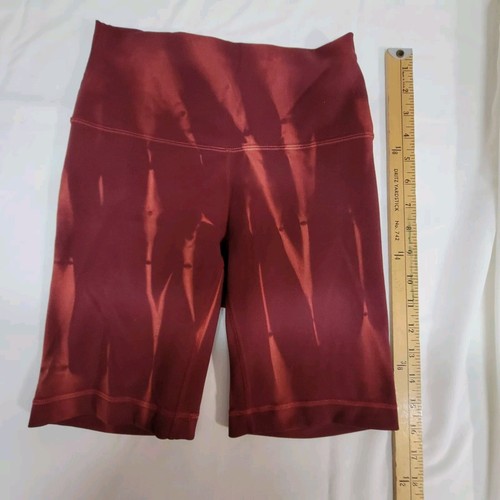 Luluemon Girls short leggings Rust Color Size 4  7"inseam  24" waist - Picture 11 of 11