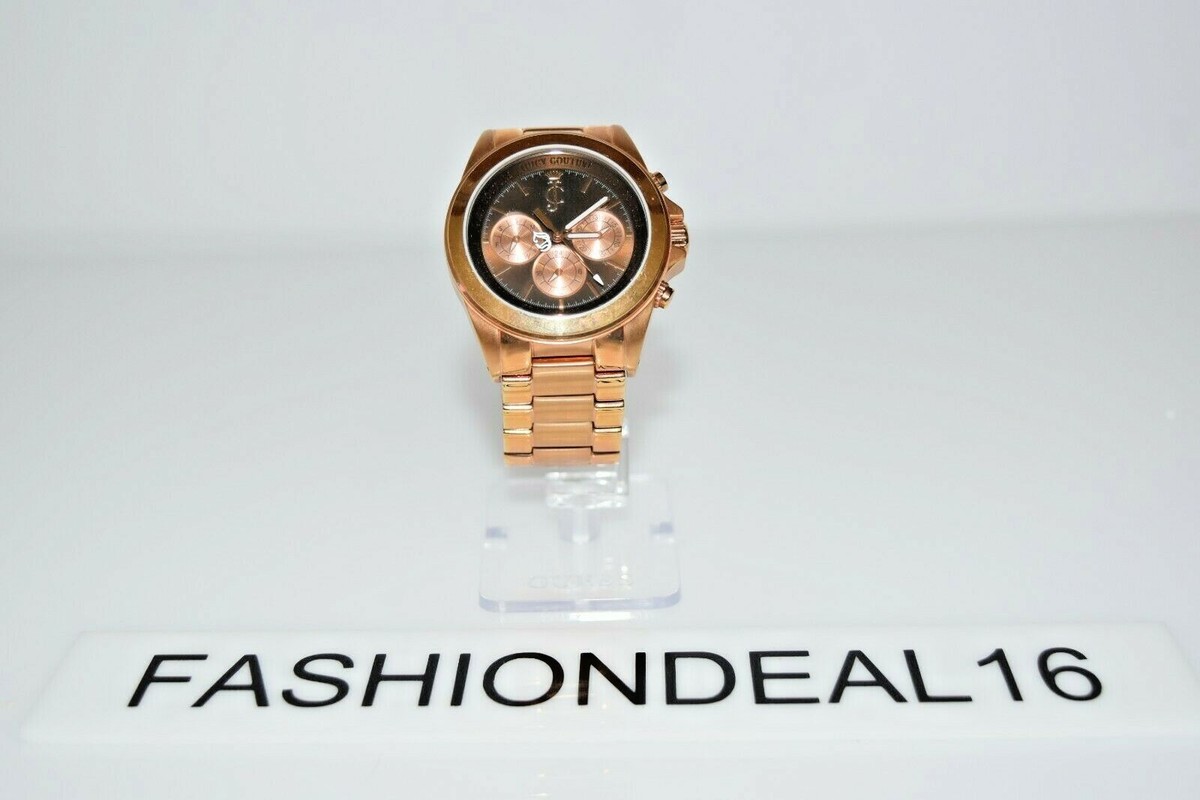 New Juicy Couture Stella Rose Gold SS Brown Dial $295 Watch  display picture 3
