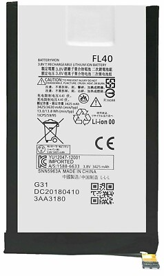 FL40 New Battery for Verizon Motorola DROID MAXX 2 XT1565 X PLAY X3A SNN5958A