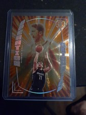 Luca Doncic Orange Operation Detonation Card Number 7 Illusions Basketball