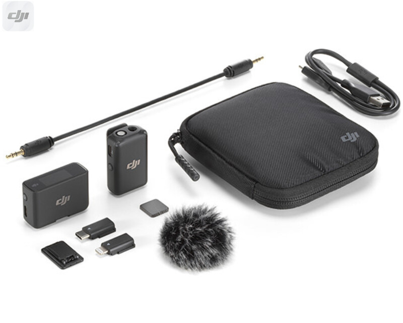 Zau　DJI MIC DJI Mic Dual-Transmitter Wireless Microphone System, 2.4 GHz