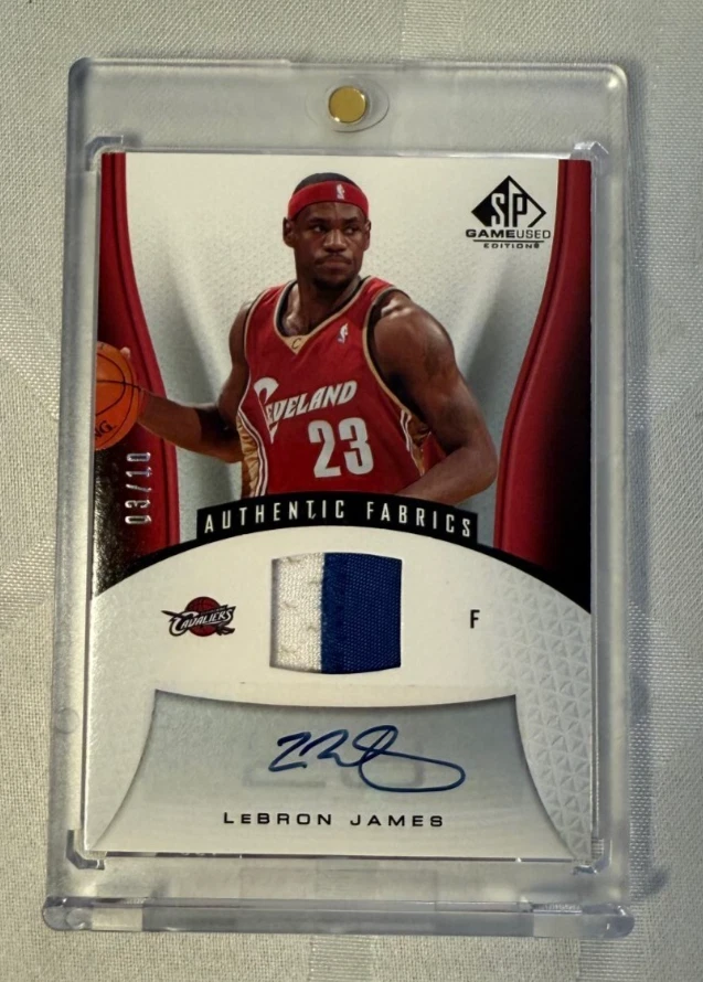 LeBron James 10 Graded Basketball Autographed Sports Trading Cards