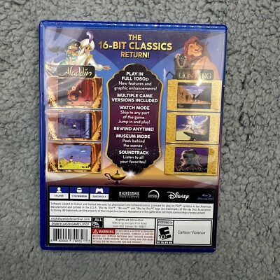 PS4 Disney Classic Games: Aladdin & the Lion King Sony PlayStation