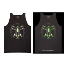 The Big Lebowski  -  Glow In The Dark Mens Tank Top Black LG