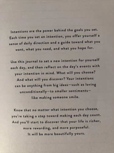 LIVE FULLY A Guided Journal of Daily Intention, Green Inspired( HC ) - Picture 3 of 11
