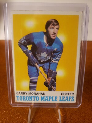  1970-71 Topps Hockey #112 Garry Monahan - Toronto Maple Leafs 