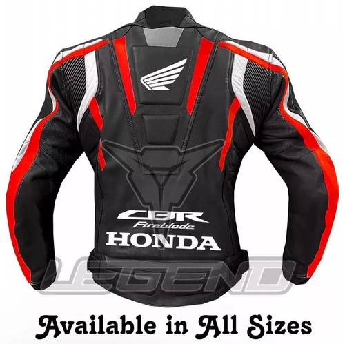 Honda CBR Motorbike Leather Jacket MotoGP Honda Motorcycle Racing Biker ...