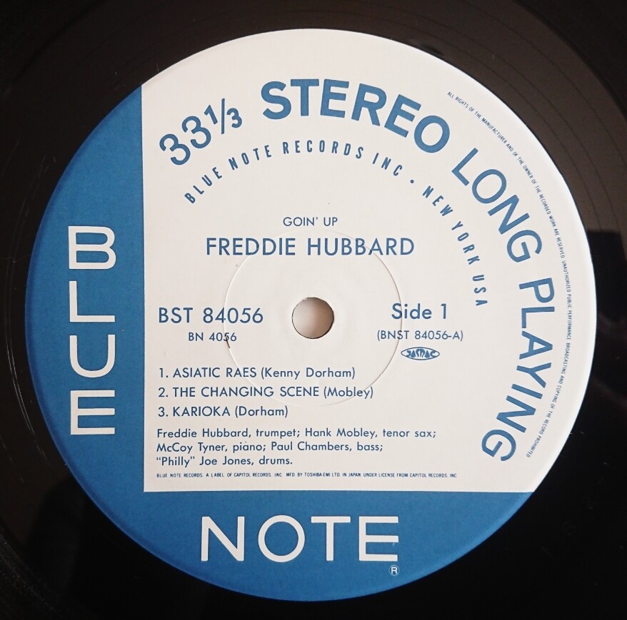 Freddie Hubbard Goin' Up LP Jazz Blue Note 84056 Japan Hank
