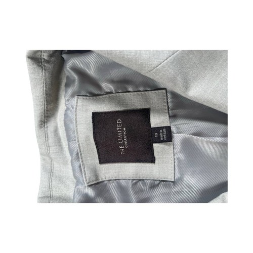 THE LIMITED Collection Women's Size 10 Off White/Gray Long Sleeve Button Blazer - Picture 9 of 9
