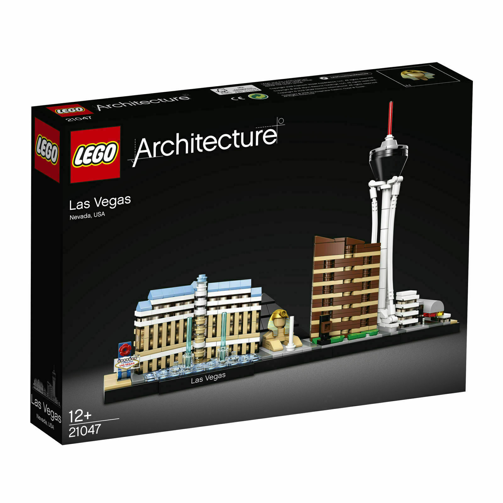 LEGO Architecture 21047 Las Vegas Skyline - Brand New In Box - Retired Set