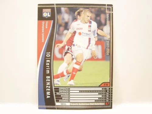 Panini WCCF 2007-08 Karim Benzema 1987 France　No.10 Olympique Lyonnais #157