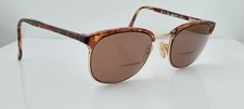 Vintage Norman Rockwell NR28 Tortoise Gold Oval Sunglasses FRAMES ONLY Hong Kong