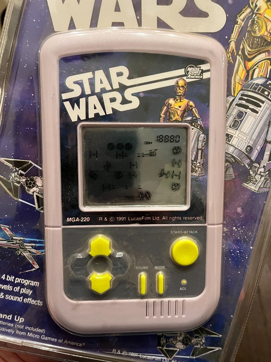 VINTAGE 1991 Micro Games of America STAR WARS Handheld Video Game