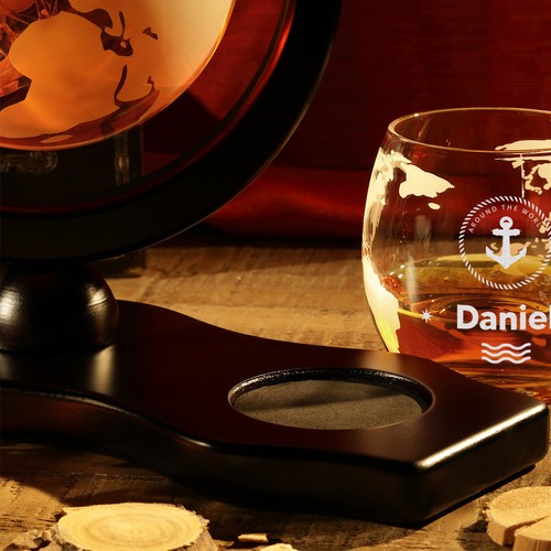 4-TLG Globus Whisky Dekanter Set und Gläser mit Gravur - Geschenk für Männer - Bild 81 von 84
