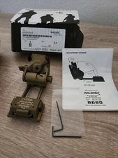 Authentic Wilcox L4 G24 Breakaway NVG Mount Tan FDE NSW JSOC MARSOC SOCOM USASOC